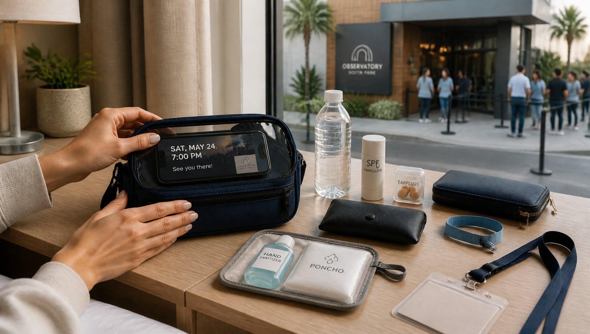 The Observatory North Park Bag Policy and Allowed Purses