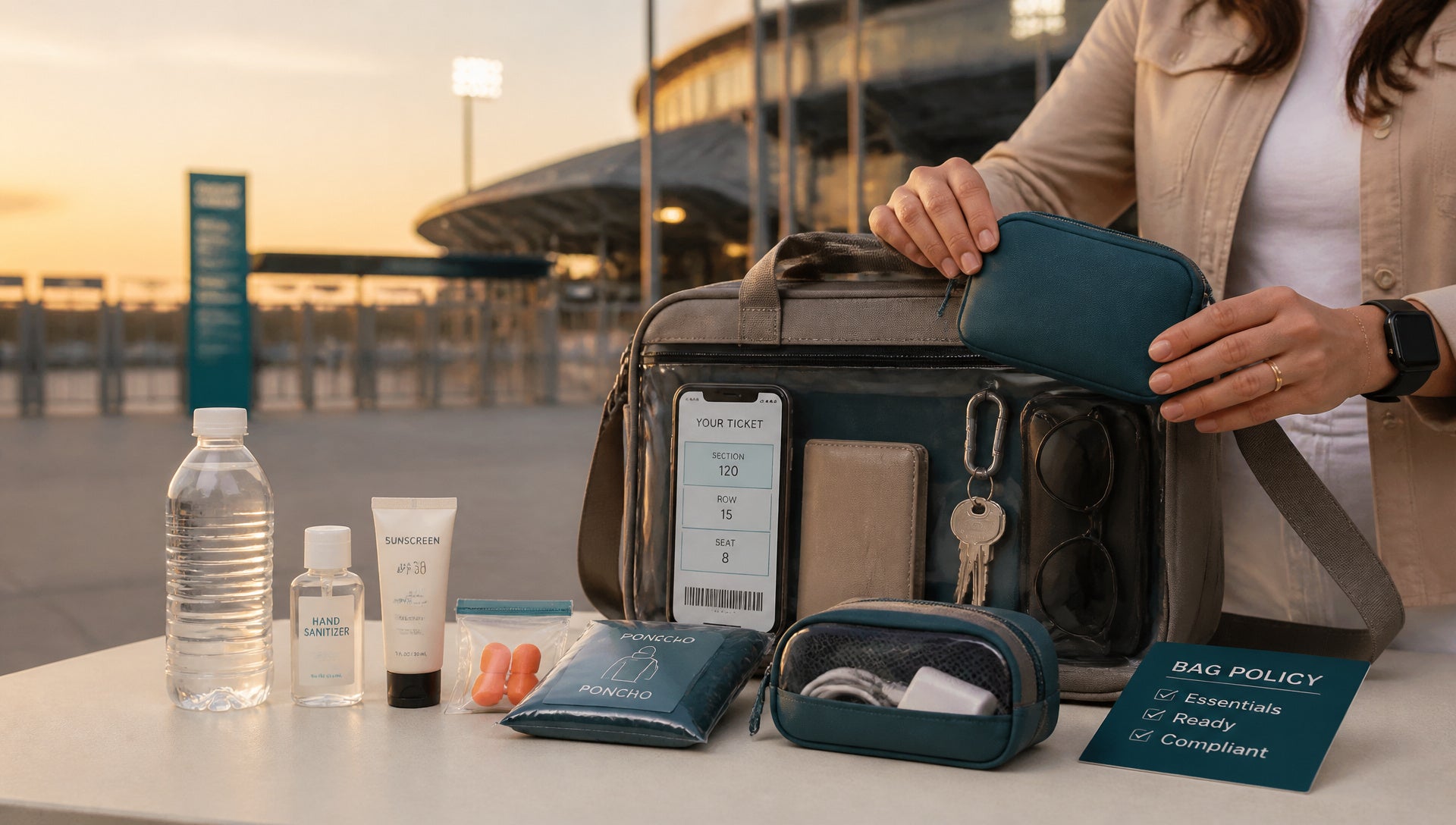 The Factory Bag Policy Rules for St. Louis and Dallas Venues