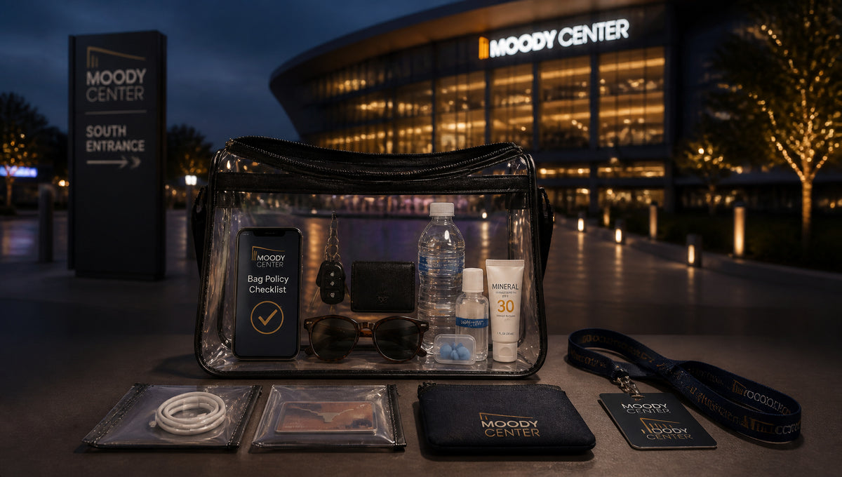 Moody Center Clear Bag Policy and Purse Rules