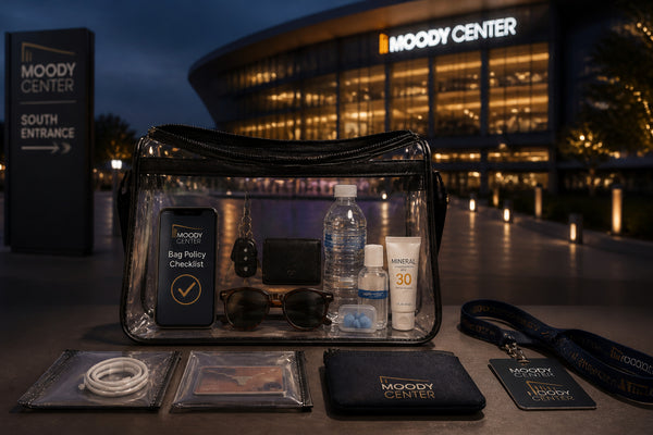Moody Center Clear Bag Policy and Purse Rules