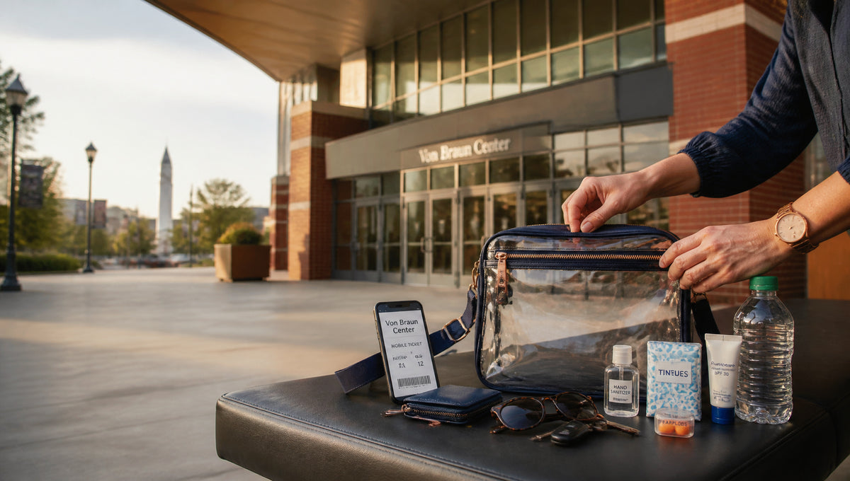 Von Braun Center Bag Policy Allowed Bags and Sizes