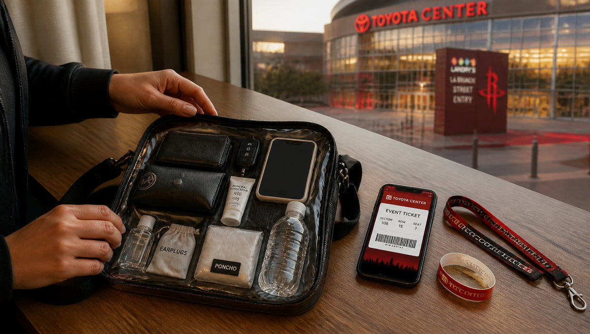 Toyota Center Bag Policy Rules for Clear Bags and Purses