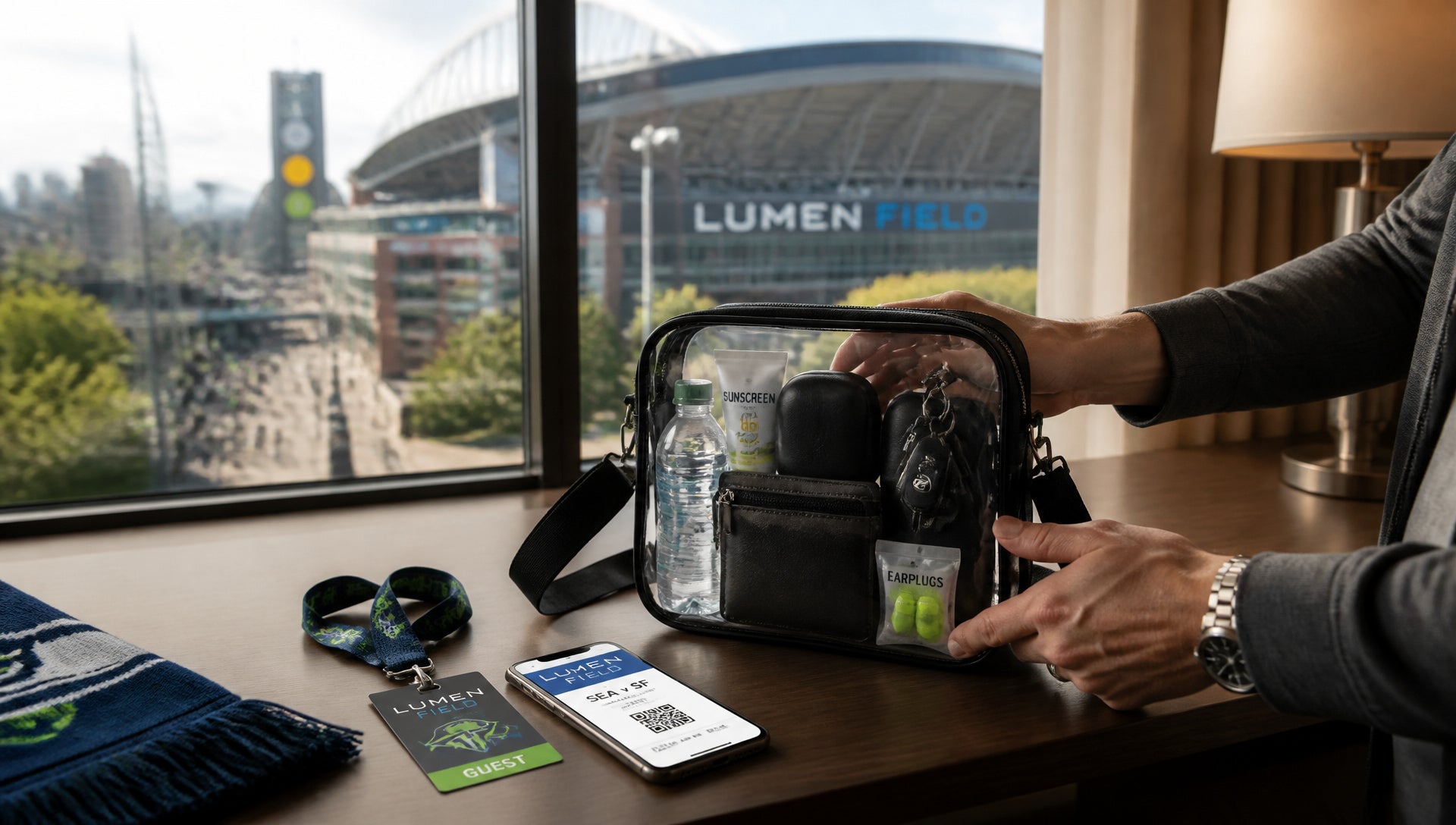 Lumen Field Bag Policy Rules and Size Guide