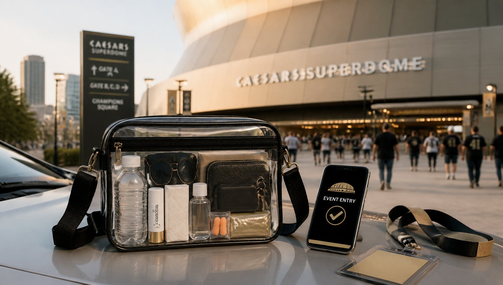 Caesars Superdome Bag Policy Rules and Allowed Bag Sizes