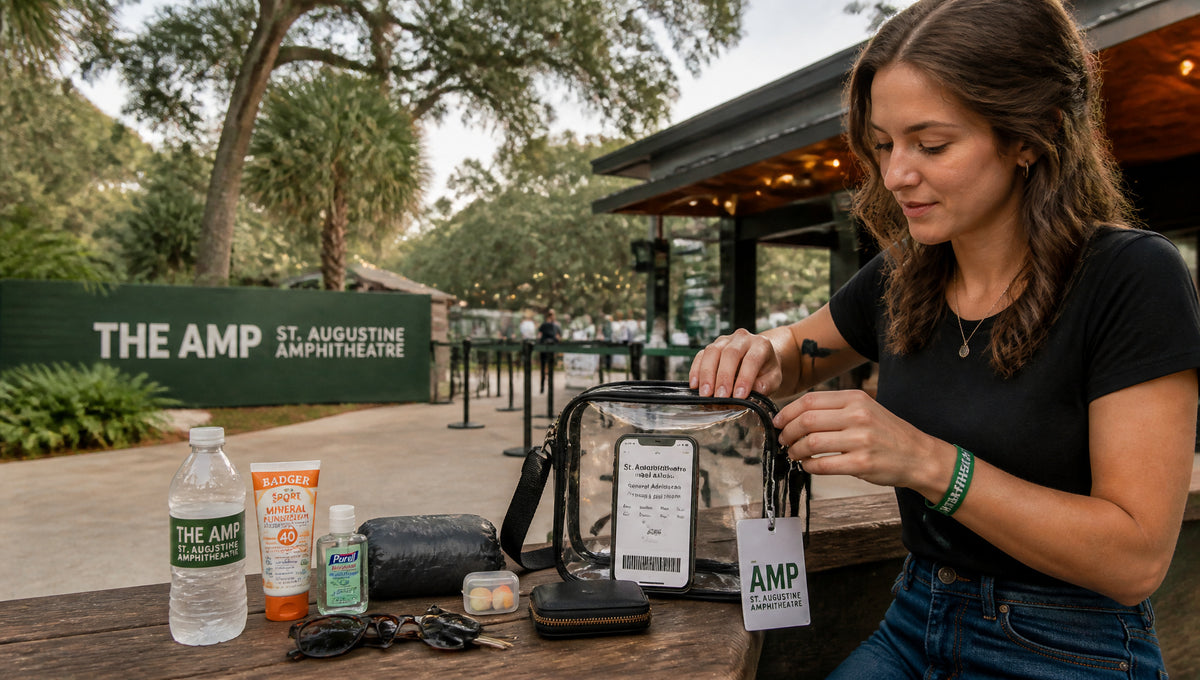 St Augustine Amphitheater Bag Policy Rules and Sizes