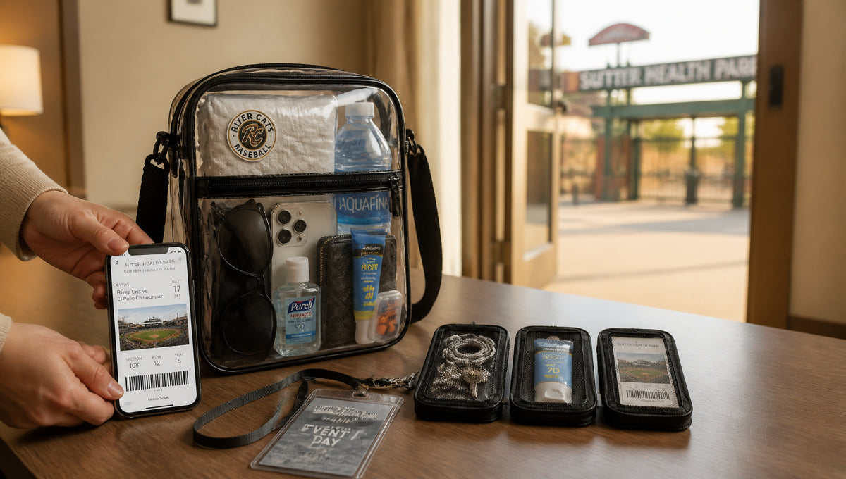 Sutter Health Park Bag Rules for Clear Bags and Purses