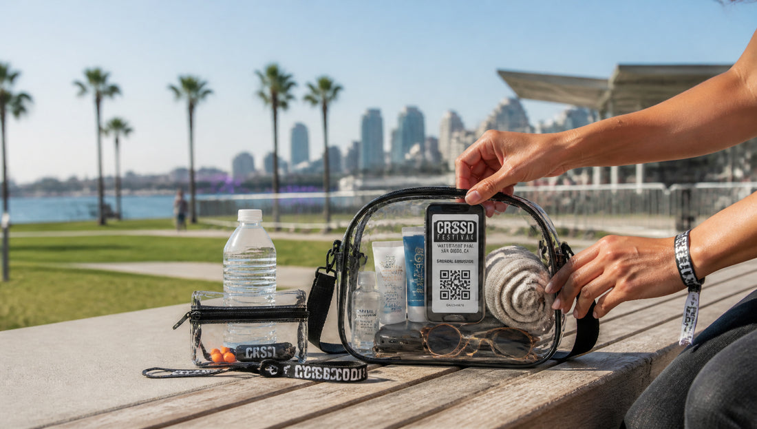 CRSSD Bag Policy What You Can Bring to Waterfront Park