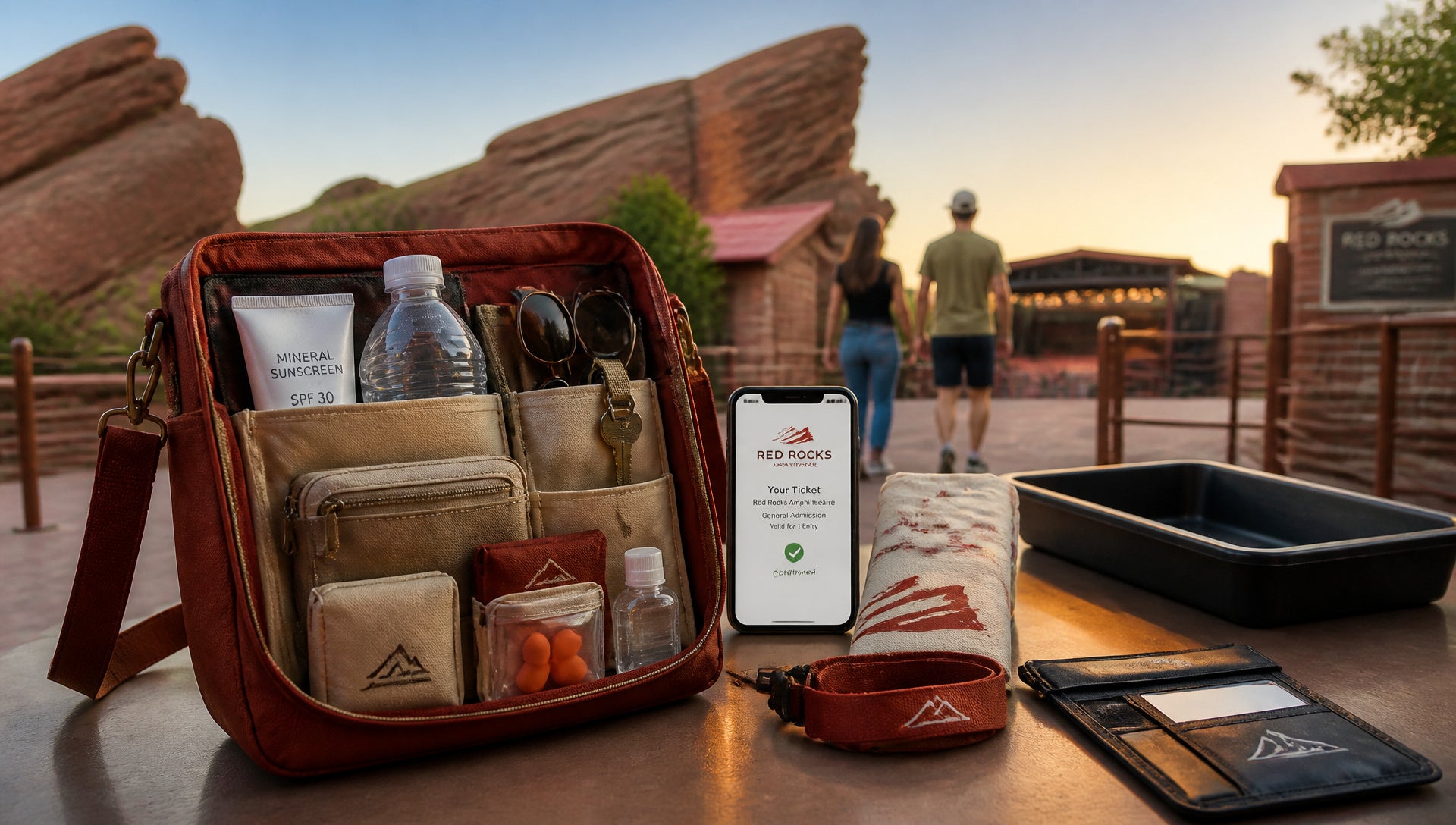 Red Rocks Amphitheater Bag Policy Rules and Sizes